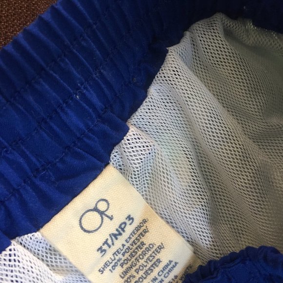 "Despicable Me" & OP Blue & Green Striped Swimsuits, Boys 3T - Picture 4 of 5